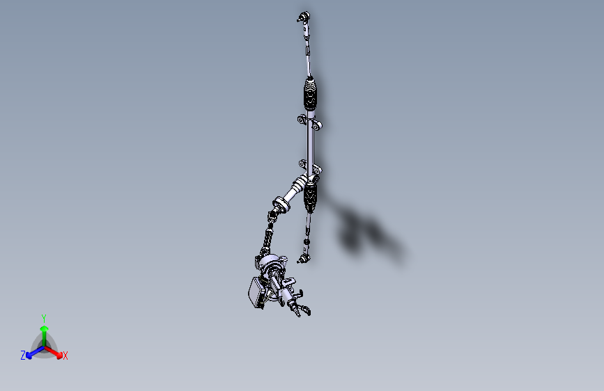 猎豹 CS9 B003400001_M_转向装置图