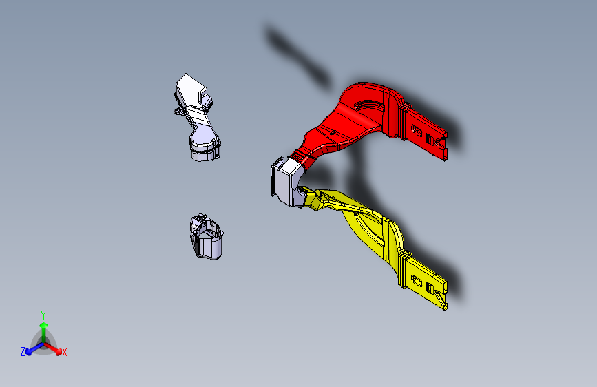 猎豹 CS9 B008123001_M_后排吹脚风道装置