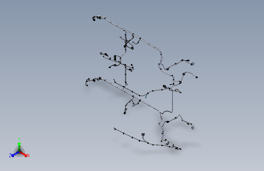 猎豹 CS9 B004002002_M_地板线束装置图