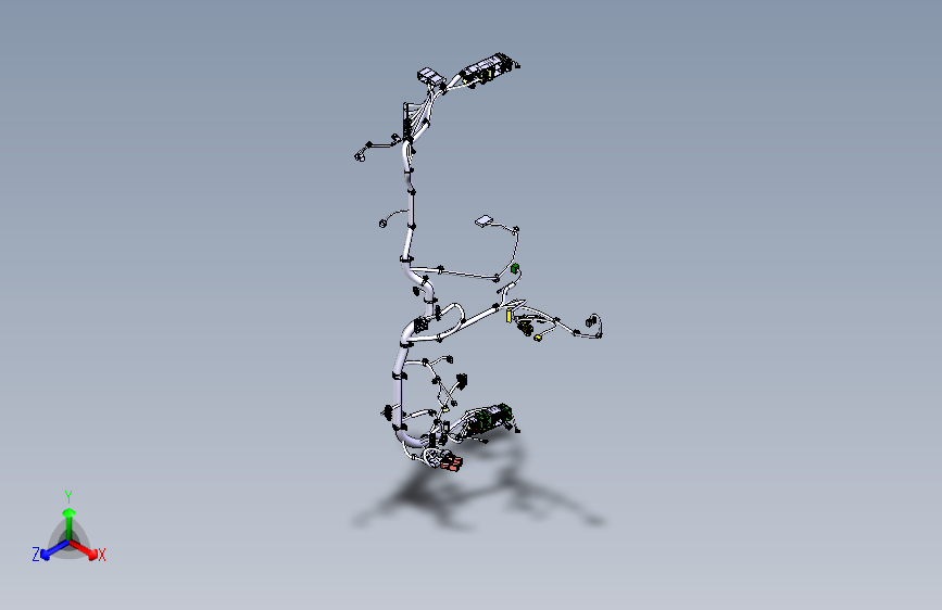 猎豹 CS9 B004003007_M_仪表板线束装置图