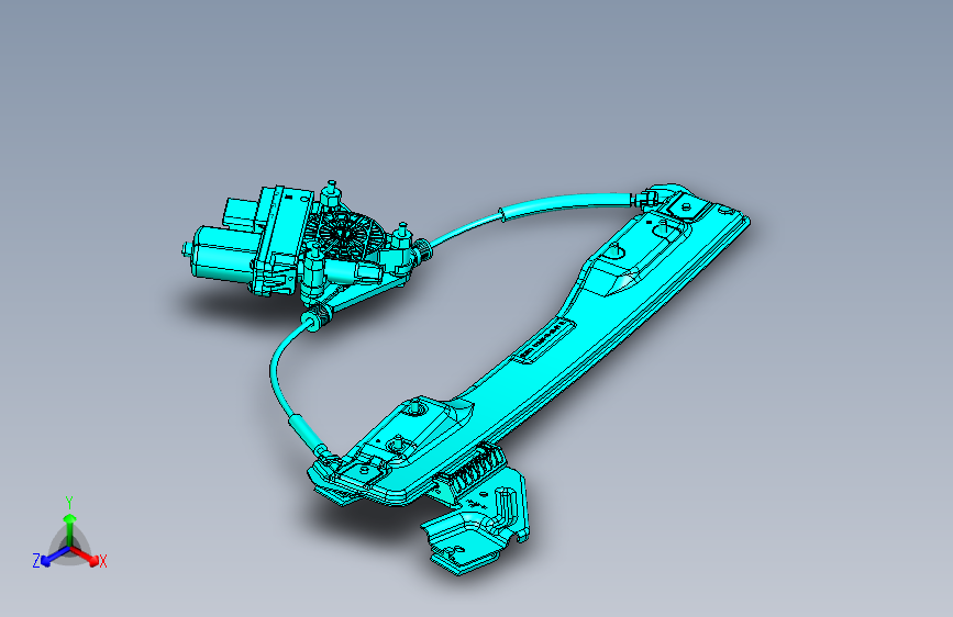 猎豹 CS9 B006104002_M_前车门玻璃升降装置(带防夹）