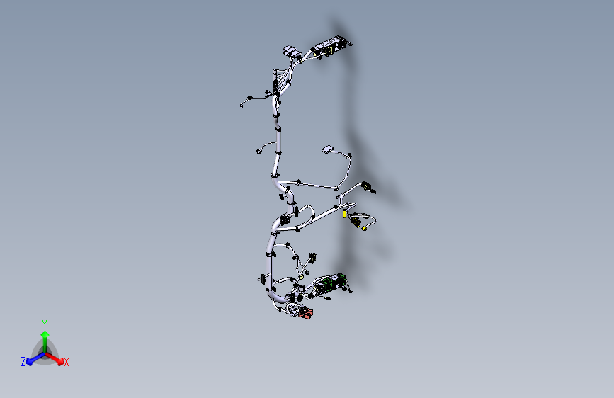 猎豹 CS9 B004003001_M_仪表板线束装置图