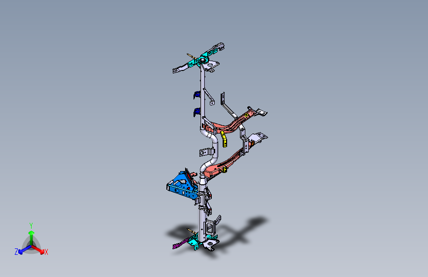猎豹 CS9 B005307001_M_仪表板横梁装置