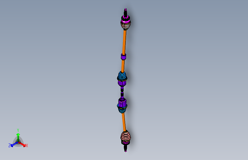 猎豹 CS9 B022200001_M_传动轴装置图（CVT）