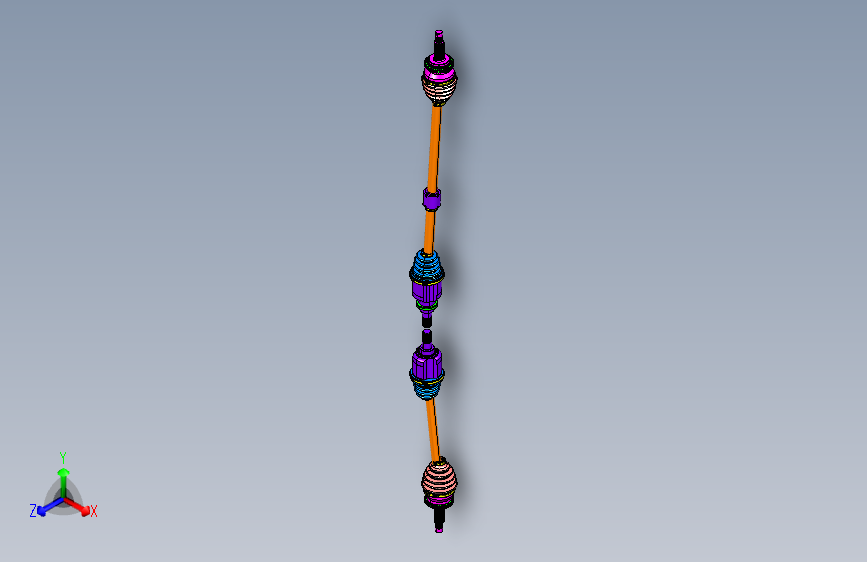 猎豹 CS9 B002200001_M_传动轴装置图（MT AMT）