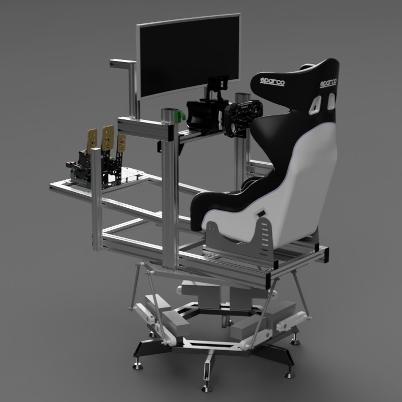 6自由度赛车运动模拟座椅