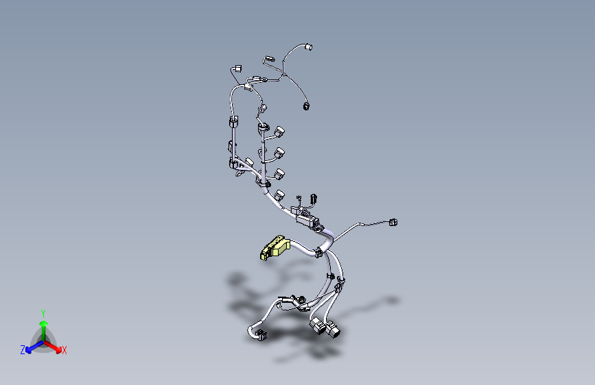 猎豹 CS9 B004001001_M_发动机线束装置图