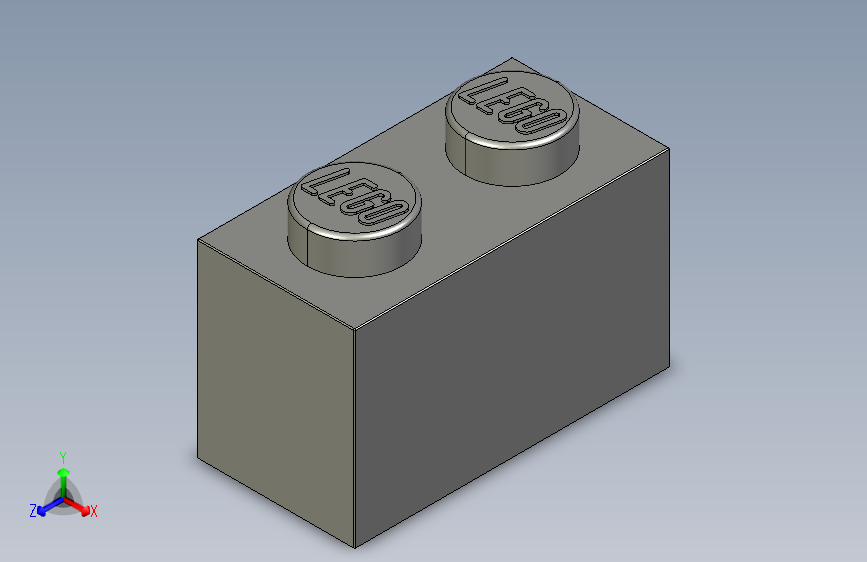 经典乐高积木BRICK 1X2