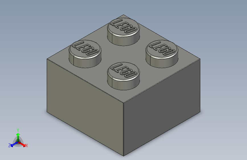 经典乐高积木BRICK 2X2