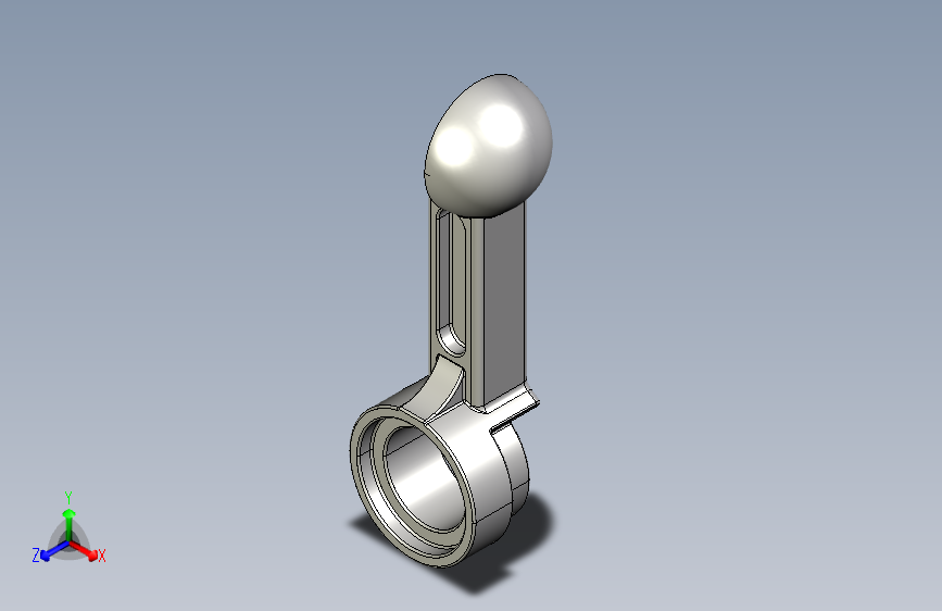 乐高套装发动机组件2852 Medium Stone Grey Technic Engine Connecting Rod.IGS