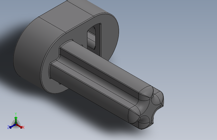 乐高套装发动机组件2853 Medium Stone Grey Technic Engine Crankshaft.SLDPRT