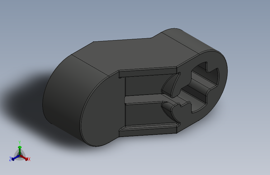 乐高套装发动机组件2854 Old Dark Grey Technic Engine Crankshaft Centre.SLDPRT