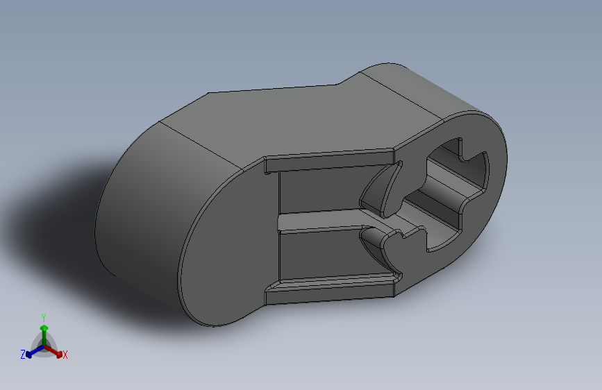 乐高套装发动机组件2854 Old Grey Technic Engine Crankshaft Centre.SLDPRT