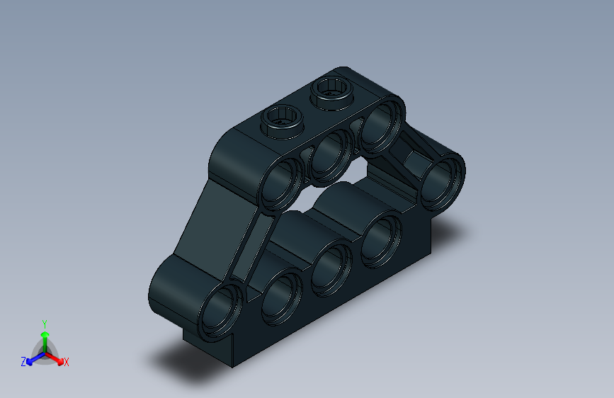 乐高套装发动机组件32333 Black Technic Engine Block 1 x 5 x 3.IGS