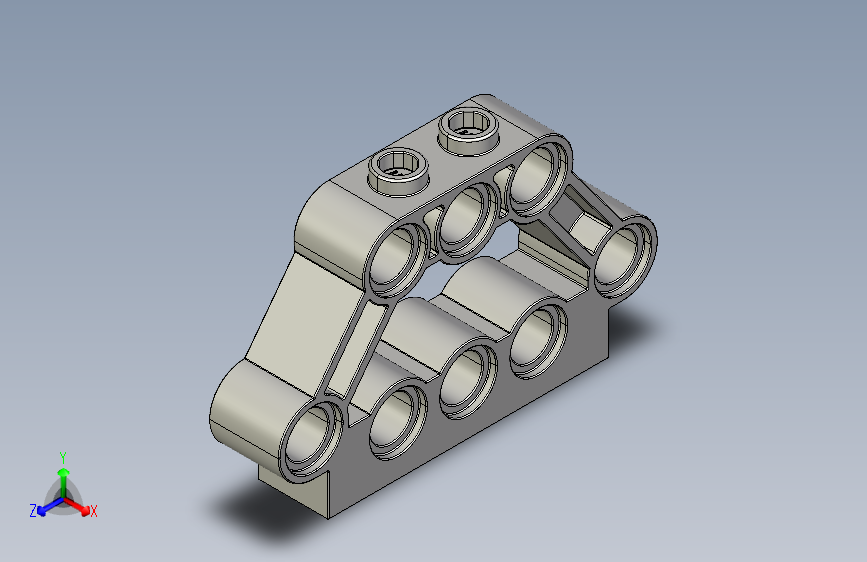 乐高套装发动机组件32333 Medium Stone Technic Engine Block 1 x 5 x 3.IGS