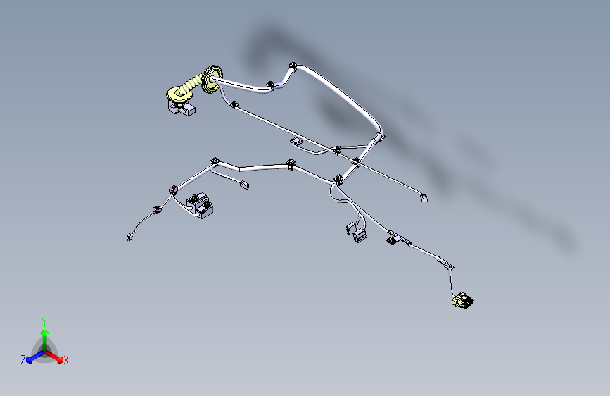猎豹 CS9 B004002004_M_右前门线束装置图
