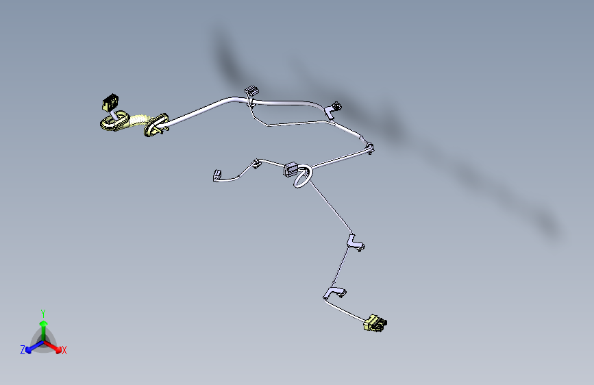 猎豹 CS9 B004002005_M_左后门线束装置图