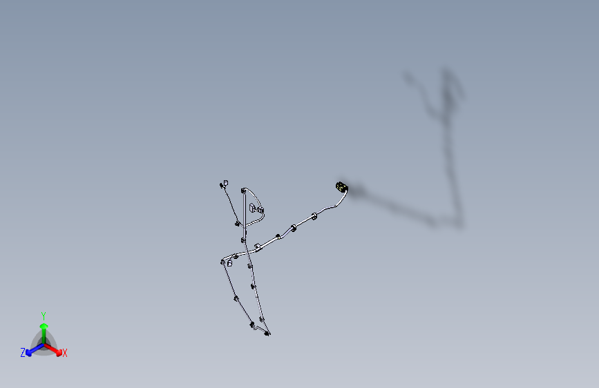 猎豹 CS9 B004002008_M_车顶线束装置图