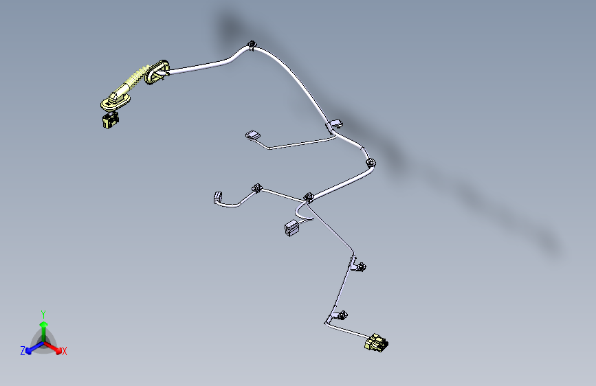 猎豹 CS9 B004002006_M_右后门线束装置图