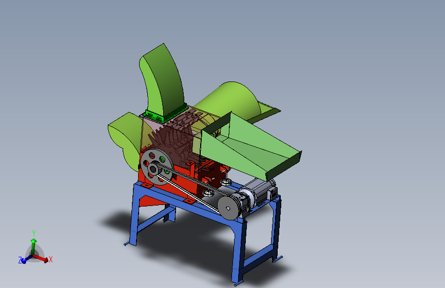 多功能铡草粉碎揉丝机