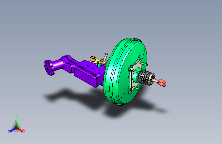 猎豹 CS9 B003504002_M_制动踏板带总泵装置