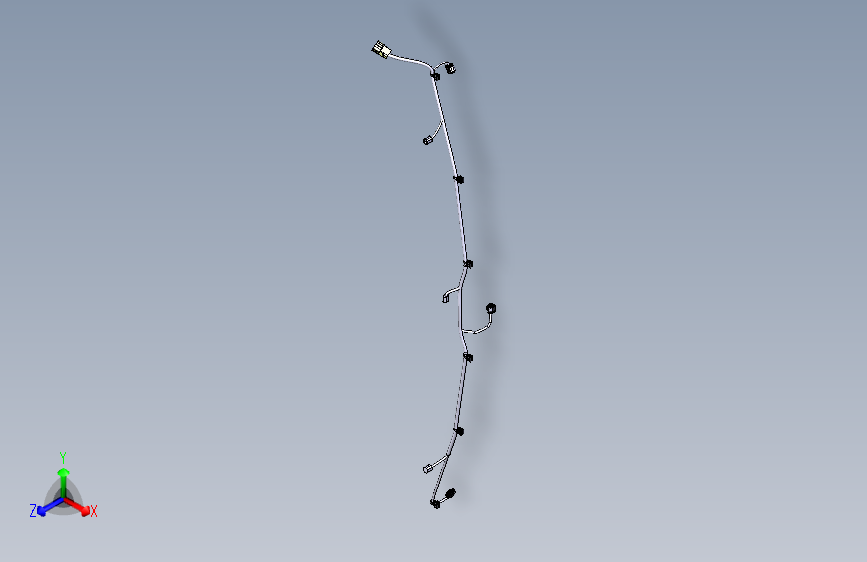 猎豹 CS9 B004013001_M_后保险杠线束装置图