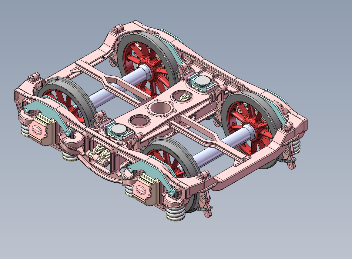 铁路车辆转向架step