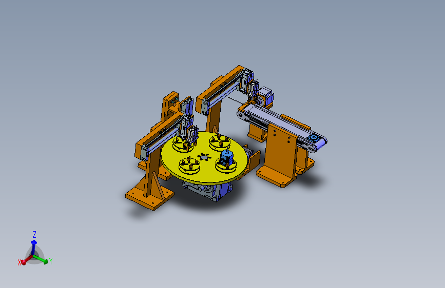 无刷直流电机端盖自动组装设备 ug1872