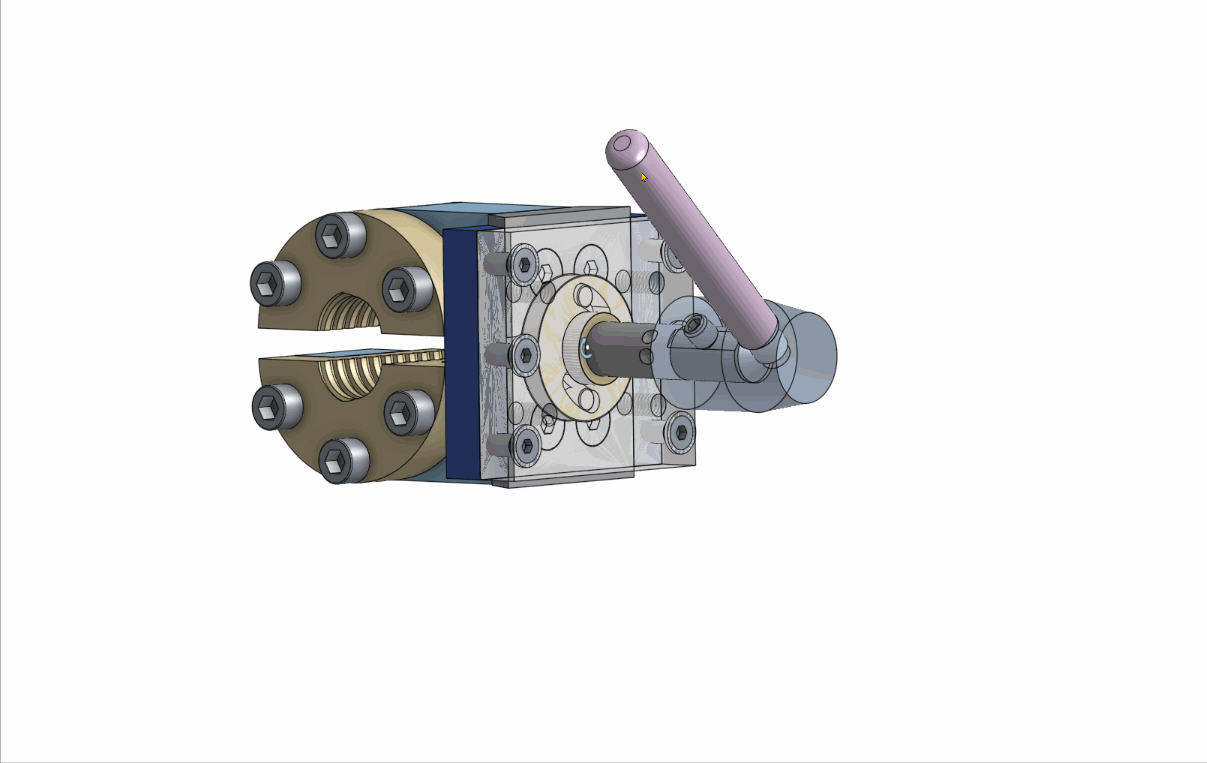 电子丝杠手动ER32夹头车床step