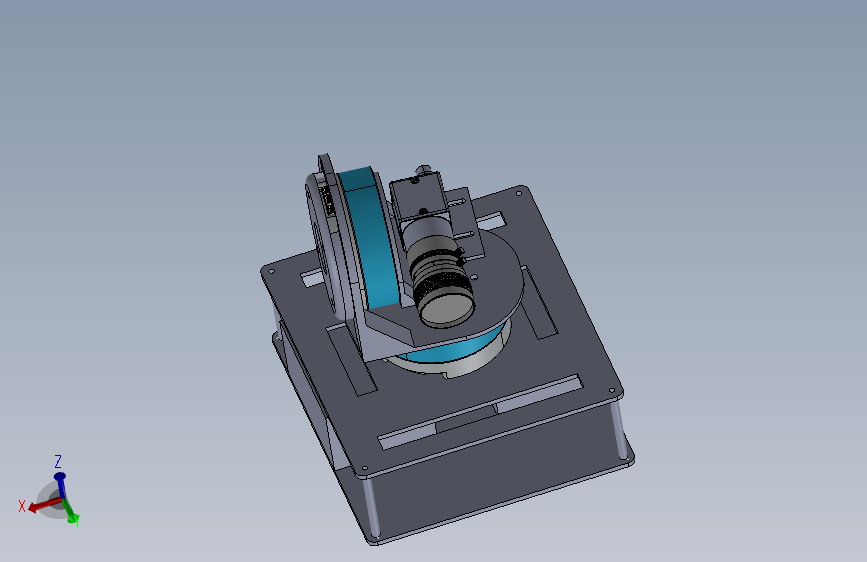 二轴云台三维模型