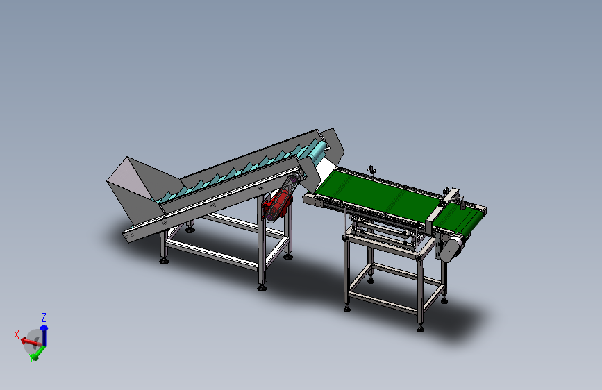 爬坡上料称重设备