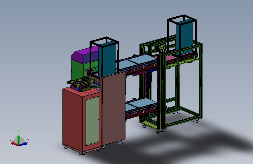 电路板输送检测线