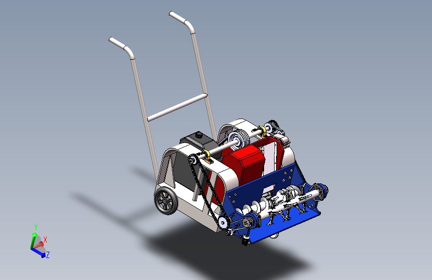 小型牧草收割机