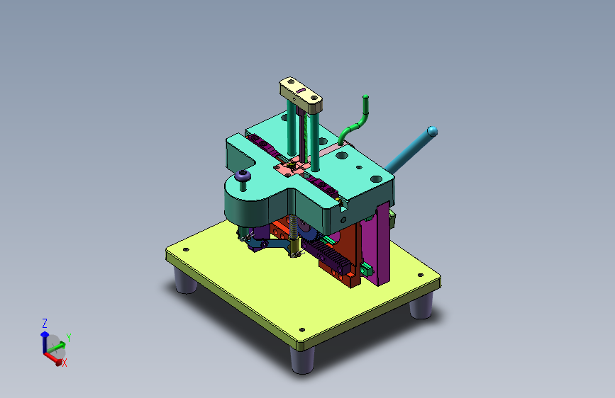 旋钮C型弹片组装