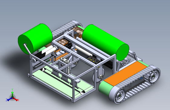 沙漠固沙插草机（履带式）