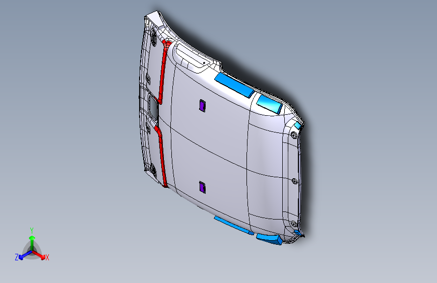 众泰知豆2EV 5702-顶盖内护面