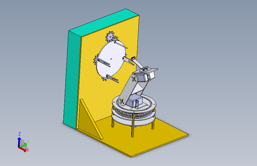 水果削皮机sw18+仿真视频