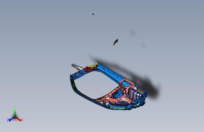 众泰知豆2EV 车身 5400(SIDE WALL)