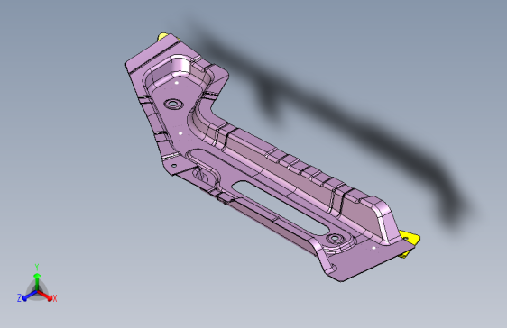 众泰知豆 左前连接板总成
