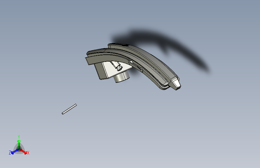 后视镜侧转向灯部件