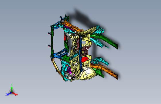海马CE-1 01_发动机舱总成_ENGIN ROOM COMPL