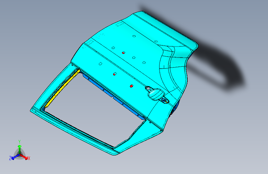 海马CE-1 06_右后车门总成_RR DOOR ASSY