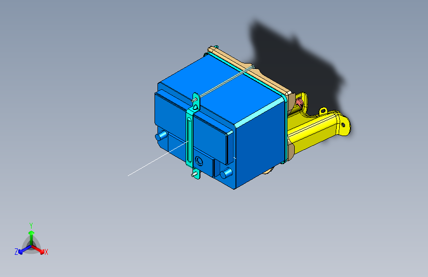 海马CE-1 蓄电池及其支架装置