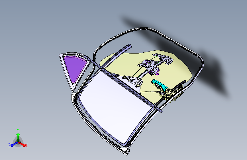 海马CE-1 右前车门附件装置