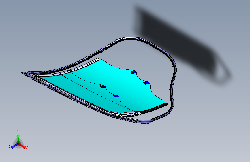海马CE-1 左后车门附件装置