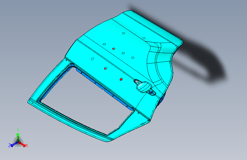 海马CE-2 06_右后车门总成_RR DOOR ASSY