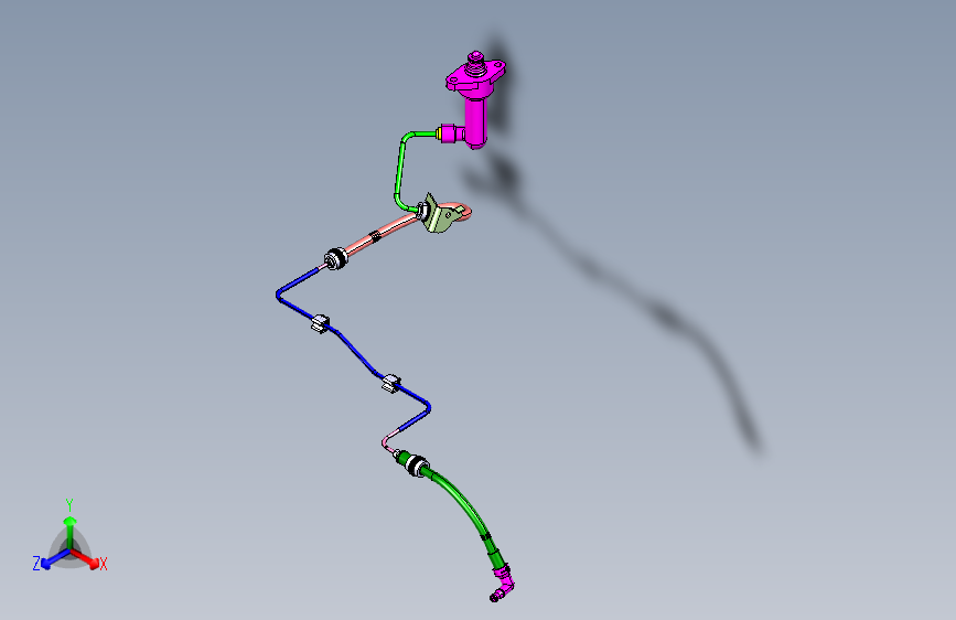海马M2 MA10-43-000M1-A 离合器油管分泵组