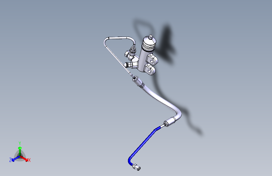 海马M2 MB10-43-000M1-A 离合器油管分泵组