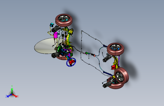 海马M3E 底盘数模