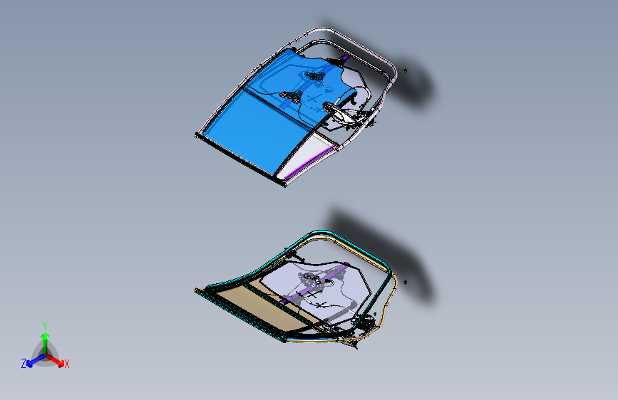 海马VF00 PA16-73-000后门附件